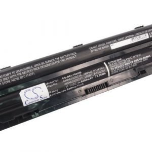 Dell XPS 14 XPS 15 XPS 17 akku 6600 mAh - Musta