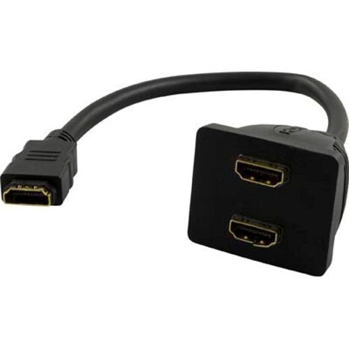 Diverse HDMI-adapter HDMI 19-pin 1xHDMI ho till 2xHDMI ho