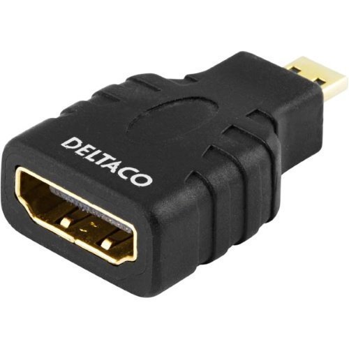 Diverse HDMI-adapter micro HDMI ha till HDMI hane 19-pin