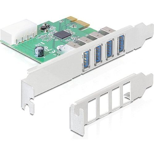 Diverse IO PCI-Express x1 USB 3.0 4st Typ A