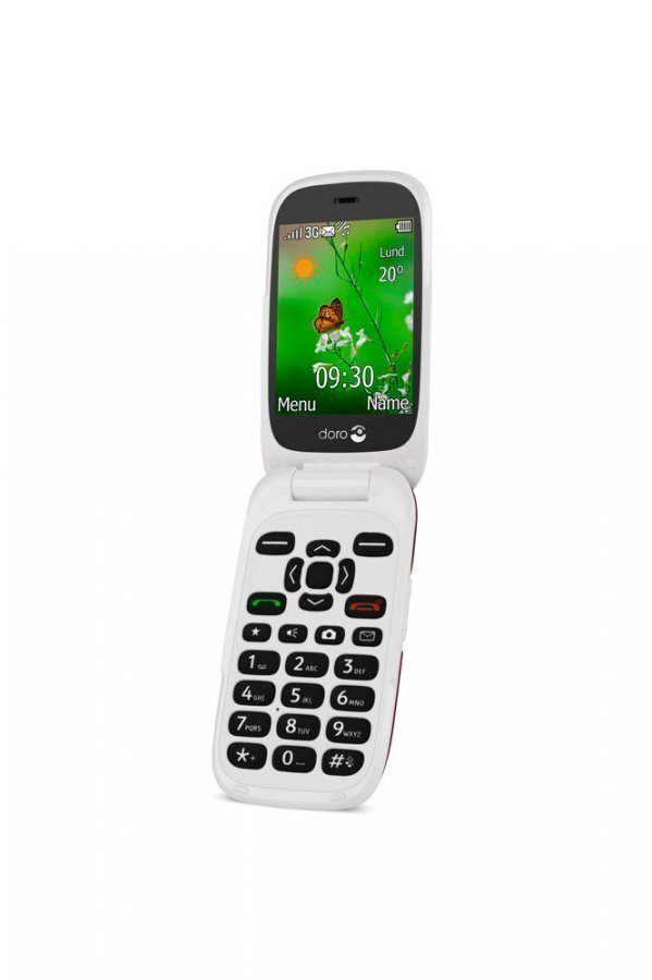 Doro 6531 3g Puhelin Punainen Valkoinen Kodinkonekauppa24 fi