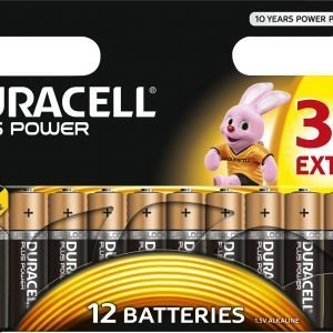 Duracell Plus Power Aa Paristo 12 Kpl / Pkt