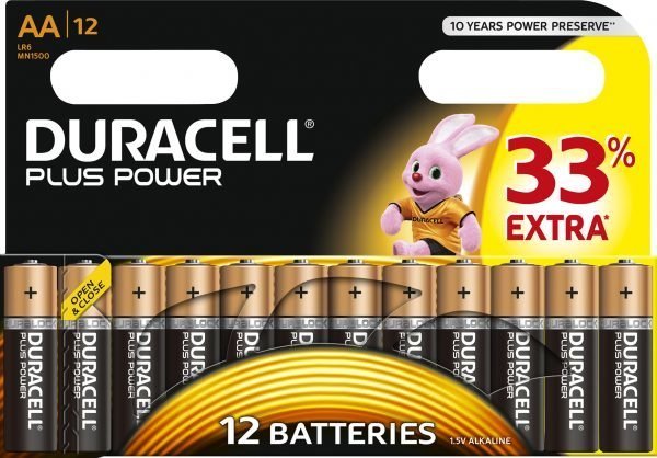 Duracell Plus Power Aa Paristo 12 Kpl / Pkt