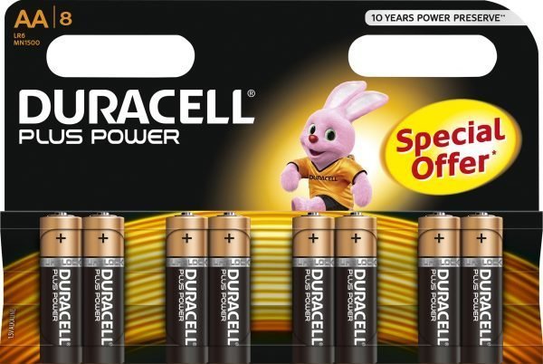 Duracell Plus Power Aa Paristo 8 Kpl