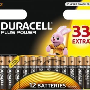 Duracell Plus Power Aaa Paristo 12 Kpl / Pkt