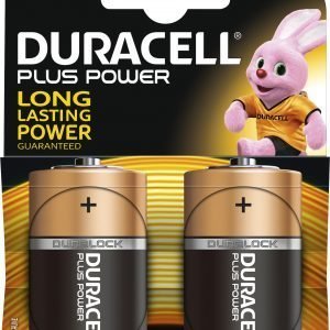 Duracell Plus Power D Paristo 2 Kpl / Pkt