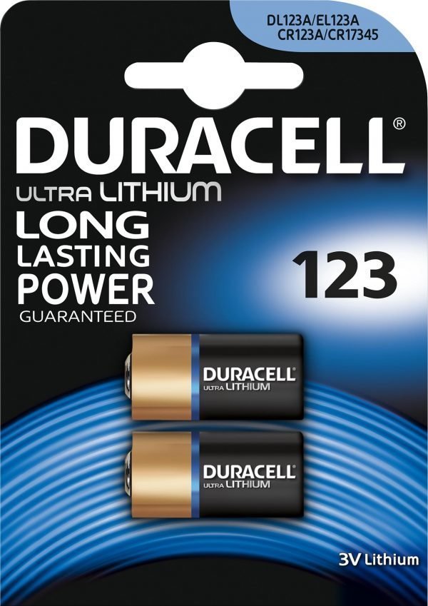 Duracell Ultra Photo 123 Paristo 2 Kpl / Pkt