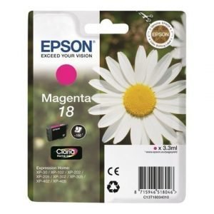 EPSON 1-Pack Magenta 18 Claria Home ink