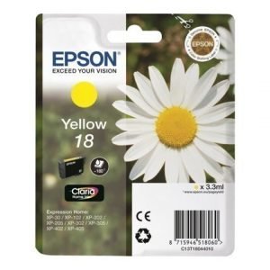 EPSON 1-Pack Yellow 18 Claria Home Ink