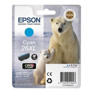 EPSON Tinte Singlepack Cyan 26XL