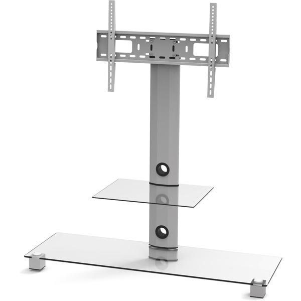 EPZI TV-taso lasi/alumiini max 50kg hopea