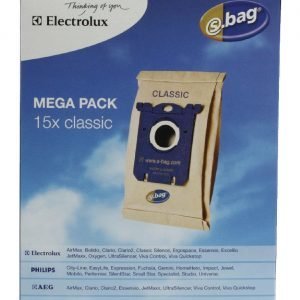 Electrolux E200m S-Bag Megabag Pölypussi 15 Kpl / Pkt