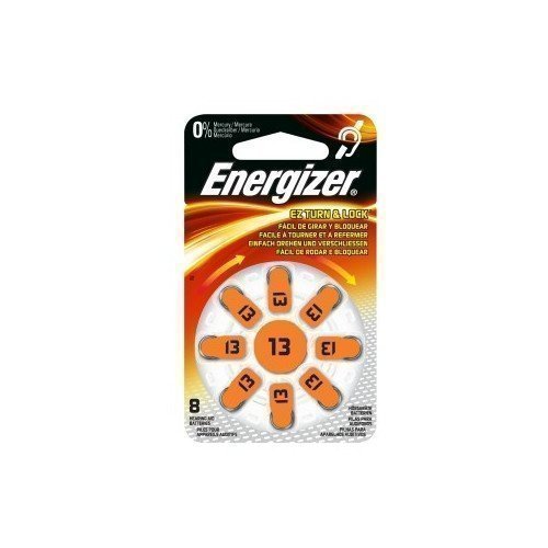 Energizer Cell Zinc Air 13 Hearing 8-pack