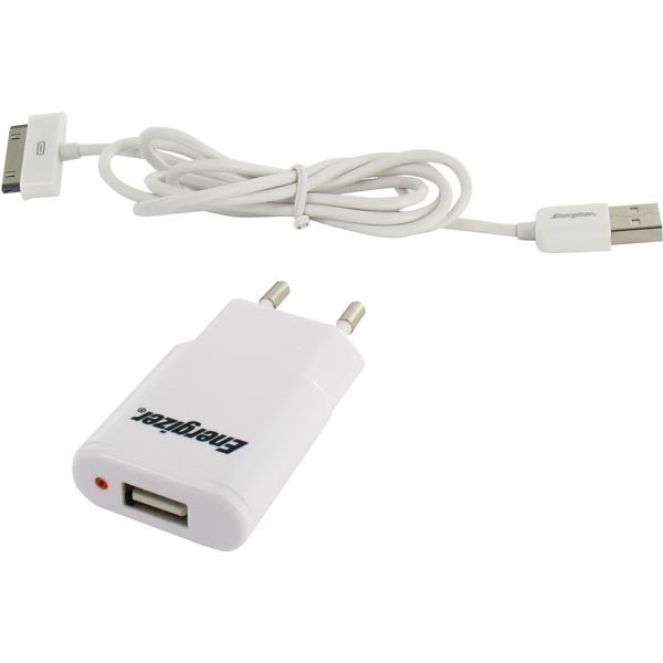 Energizer Hightech Travel charger 1USB / 1 Amp iPhone / iPod