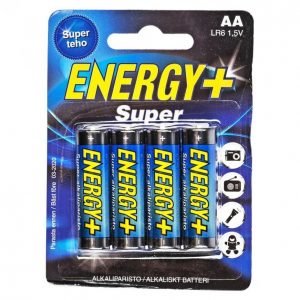 Energy+ Super Aa Alkaliparisto 4 Kpl