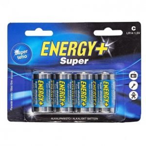 Energy+ Super C Alkaliparisto 4 Kpl