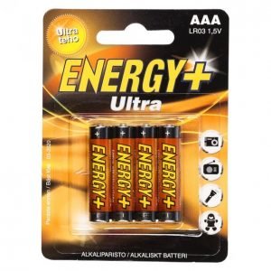 Energy+ Ultra Aaa Alkaliparisto 4 Kpl