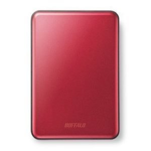 Extern-2.5 Buffalo MiniStation Slim 500GB 2.5 USB 3.0 Red