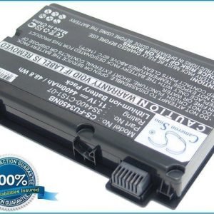 Fujitsu Amilo Pi3450 akku 4400 mAh - Musta