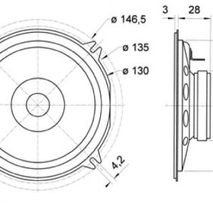 Full-Range Speaker 13 cm (5)"