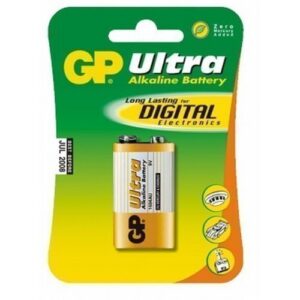 GP 9V Ultra Alkaline 6LF22 1-pack