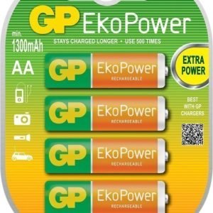 GP EkoPower NiMH 1300mAh R6 4-Pack