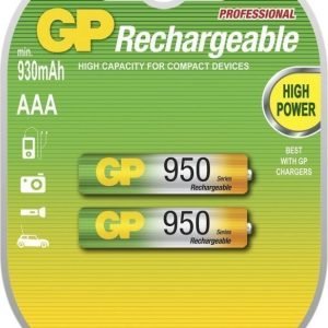 GP NiMH 950mAh R03 2-Pack