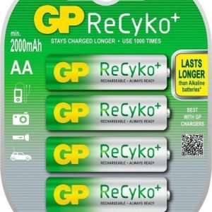 GP ReCyko NiMH 2000mAh R6 4-pakn.