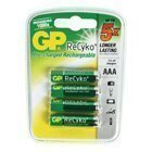 GP ReCyko+ RECHARGEABLE AAA MIGNON PENLITE (850mAh) blister of 4