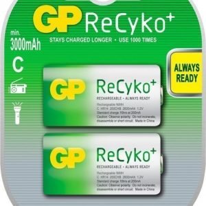 GP Recyko NiMH 3000mAh R14 2-pack