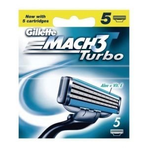 Gillette Mach3 Turbo Blad 5 pack