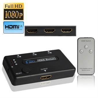 HDMI Switch Full 1080P HD signaali