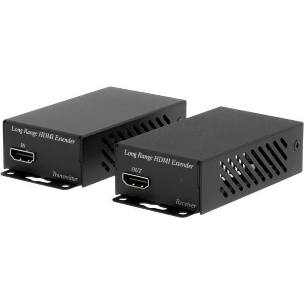 HDMI-jatke Ethernet kaapeliin jopa 100 metriä HDMI 1.4 4K musta
