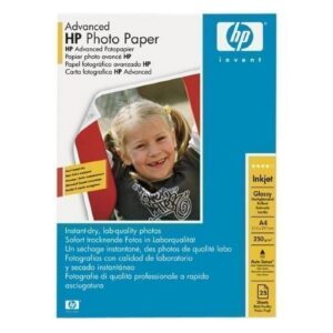 HP A4 Advanced Glossy Photo Paper (25) HPQ5456A