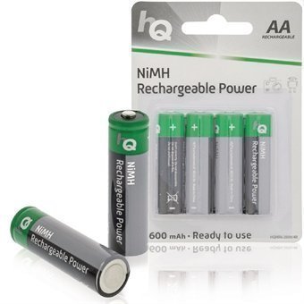 HQ Ladattava NiMH AA-akku 2600mAh 4-pakkaus