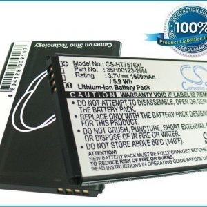 HTC 7 Pro T7576 yhteensopiva akku - 1600mAh