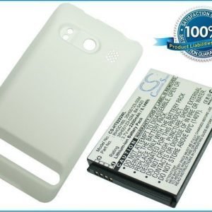 HTC EVO 4G A9292 Supersonic Extended With White Color Back Cover yhteensopiva akku - 2200 mAh