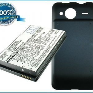 HTC EVO Shift 4G Knight Speedy PG06100 Extended With Back Cover yhteensopiva akku - 2400mAh