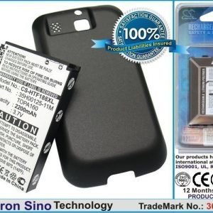 HTC Smart Rome Rome 100 F3188 Smart F3188 Extended With Black Color Back Cover yhteensopiva akku - 2200 mAh