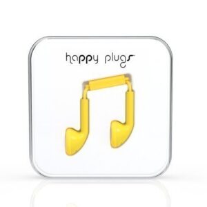 Happy Plugs Earbuds with Mic1 Yellow