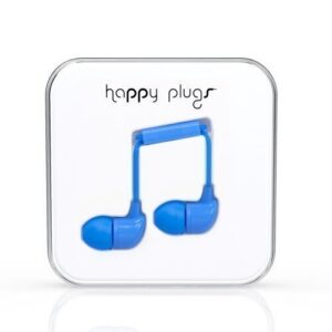 Happy Plugs In-Ear with Mic1 Blue