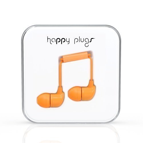 Happy Plugs In-Ear with Mic1 Orange