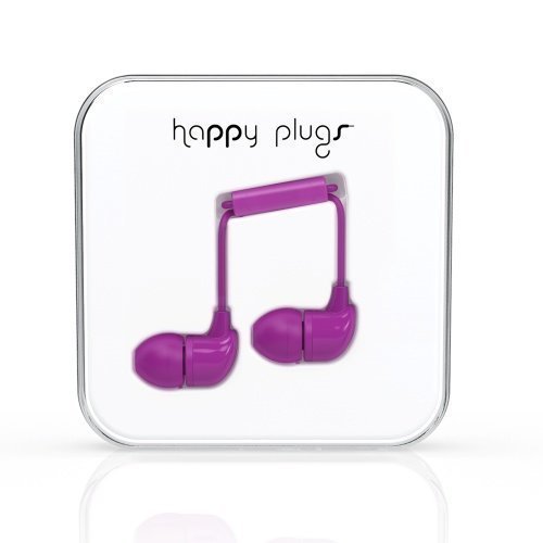 Happy Plugs In-Ear with Mic1 Purple