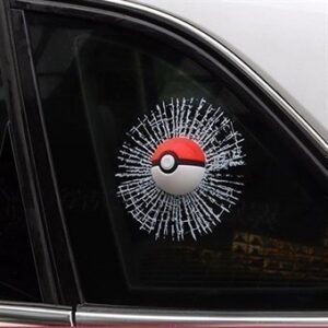 Hauska 3D autotarra Pokemon Go rikkoutunut auton ikkuna