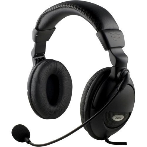 Headset HL9 Black med volymkontroll HL-9 Microfon