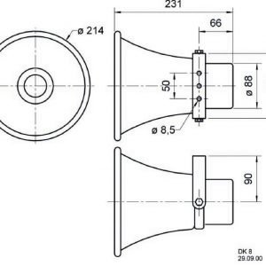 Horn Speaker 100 V