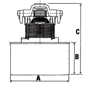 Imurinmoottori VK120/121/122 Vorwerk