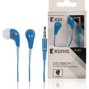 In-ear-kuulokkeet siniset