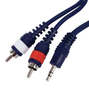 Instrument johto stereo plugi 2 rca uros l/r 3.00 m