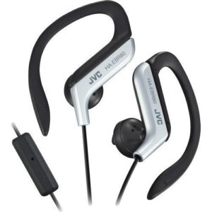 JVC HA-EBR80 Sport Earbuds with Mic1 Silver / Black